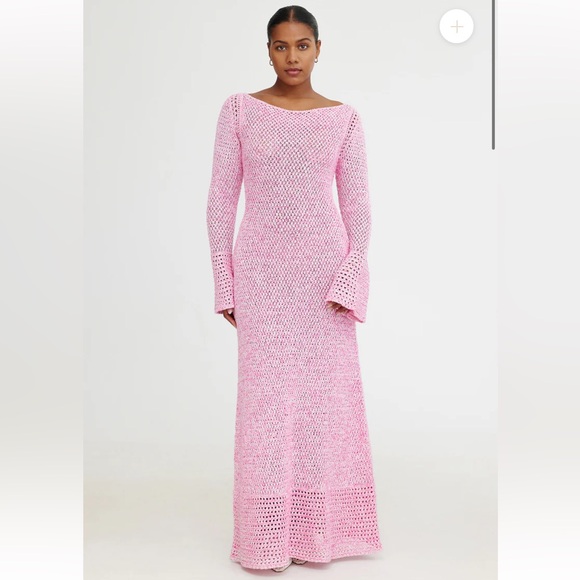 UNA BELL SLEEVE MAXI DRESS - Picture 7 of 11